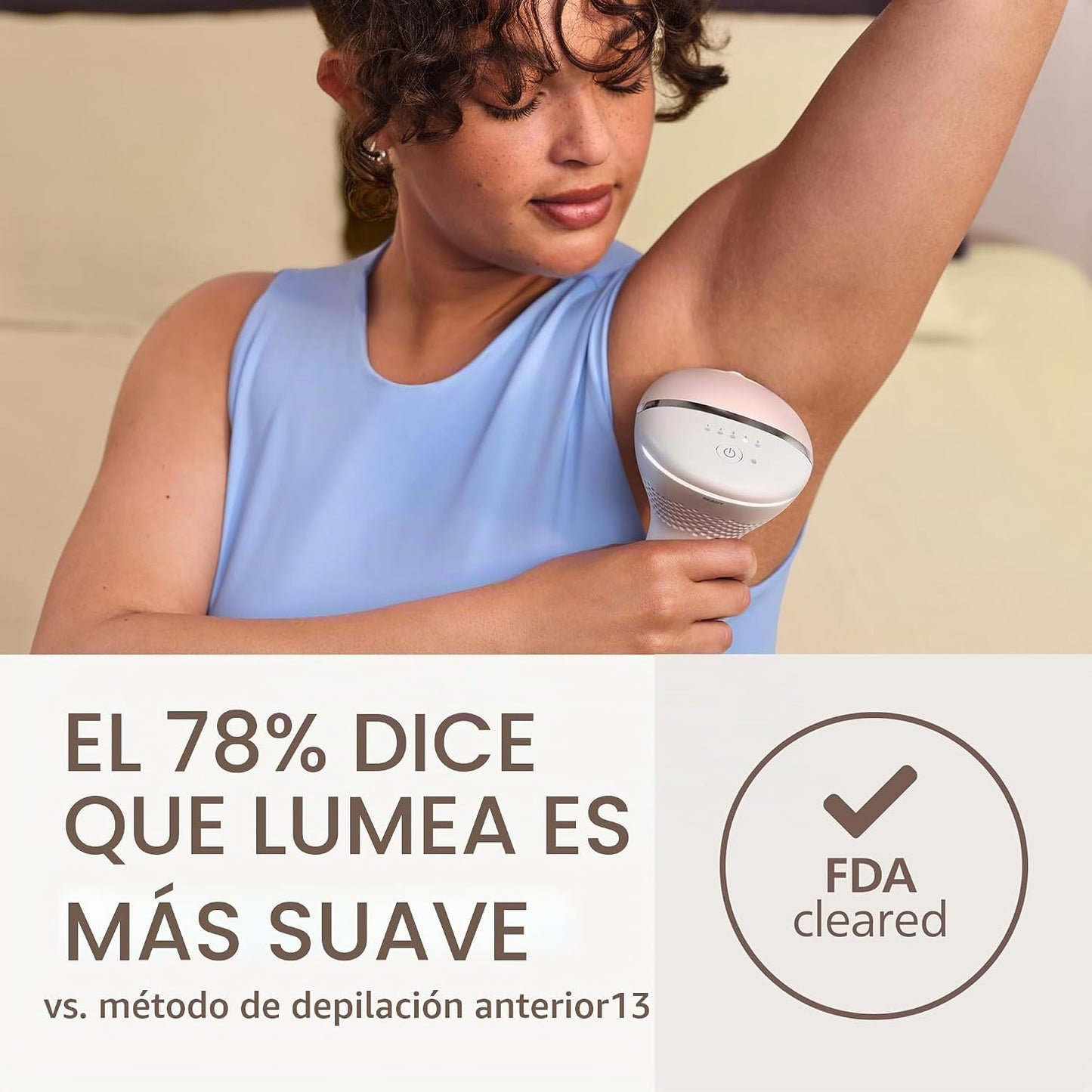 Philips Lumea IPL - Depilación láser tipo salón, dispositivo de red...