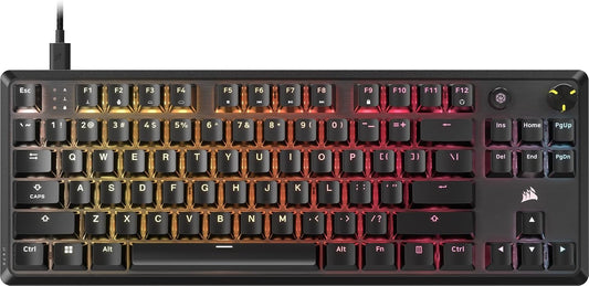 Corsair K70 CORE TKL RGB Teclado mecánico con cable para juegos sin...
