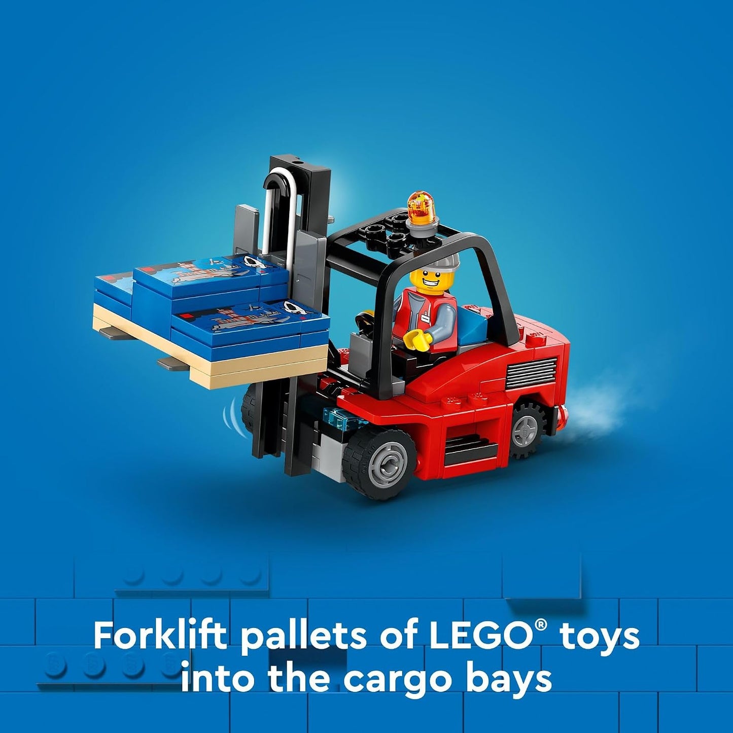LEGO Camión de reparto amarillo de la ciudad, juguete de construcci...