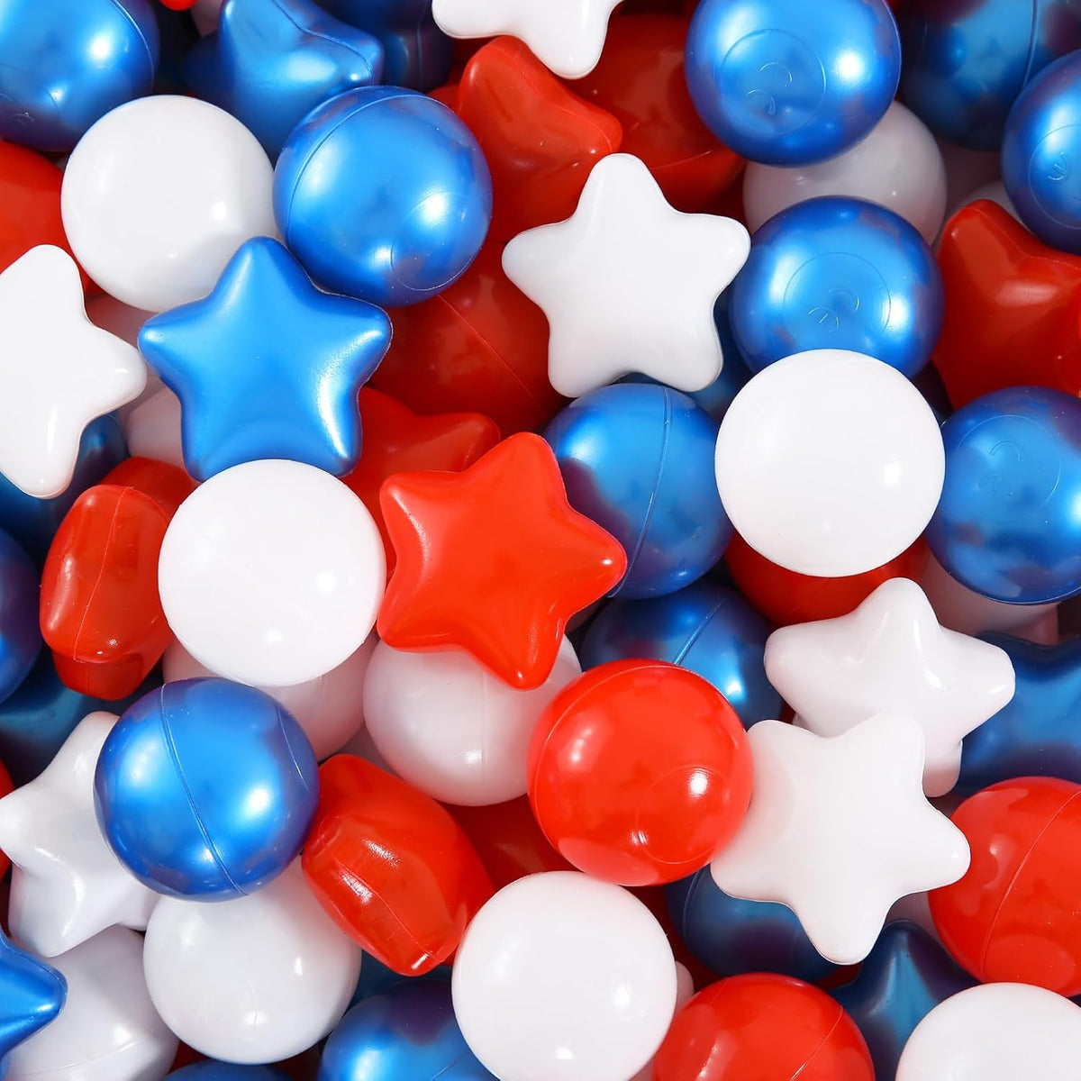Heopeis Star Ball Pit Balls para niños pequeños – Paquete de 100 20...