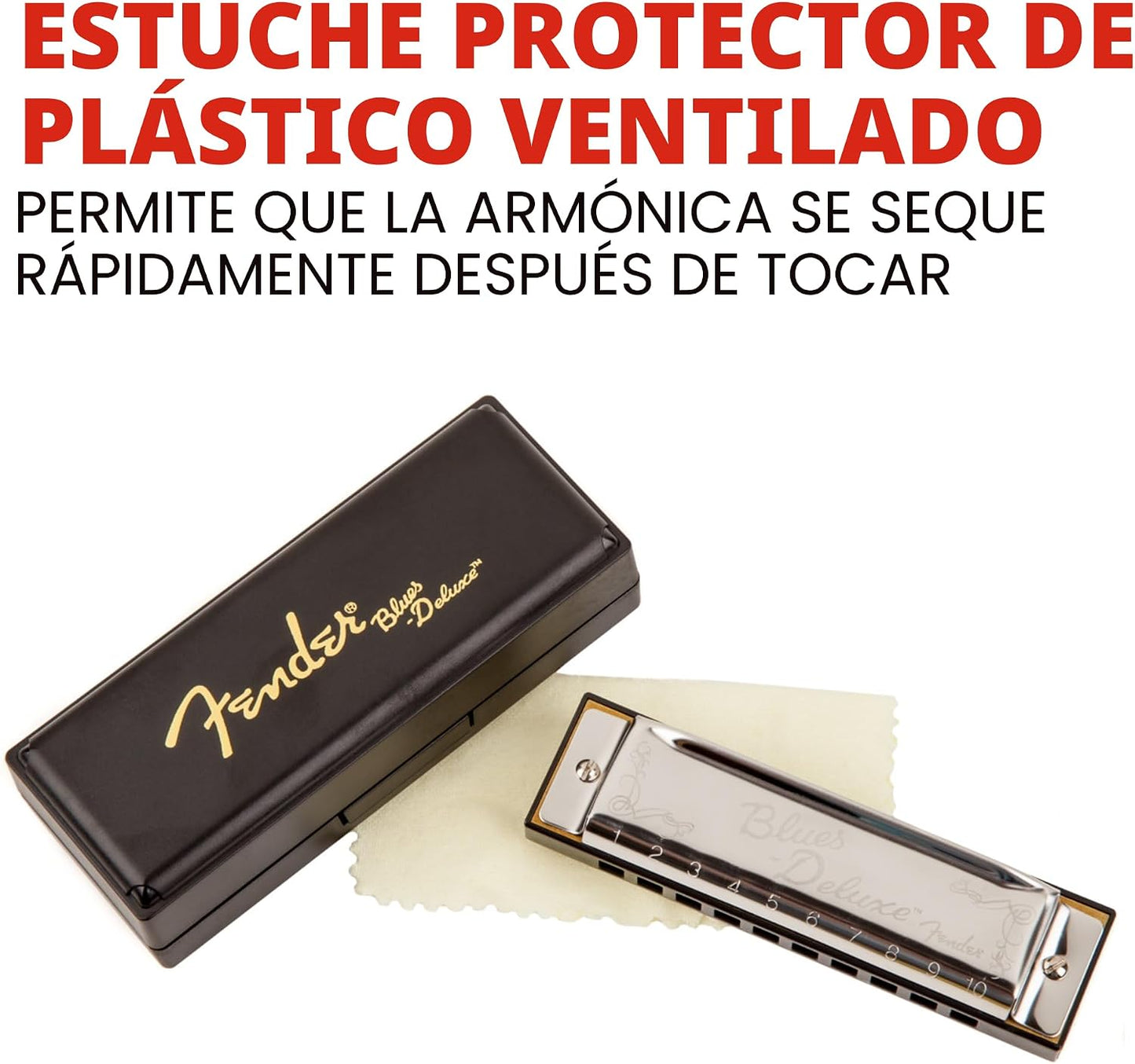 Fender Blues Deluxe \u2013 Armónica, Clave de C | Armónica diatónic...