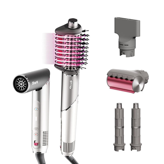 Secador de pelo Shark FlexFusion con cepillo de pelo Fusion, moldea...