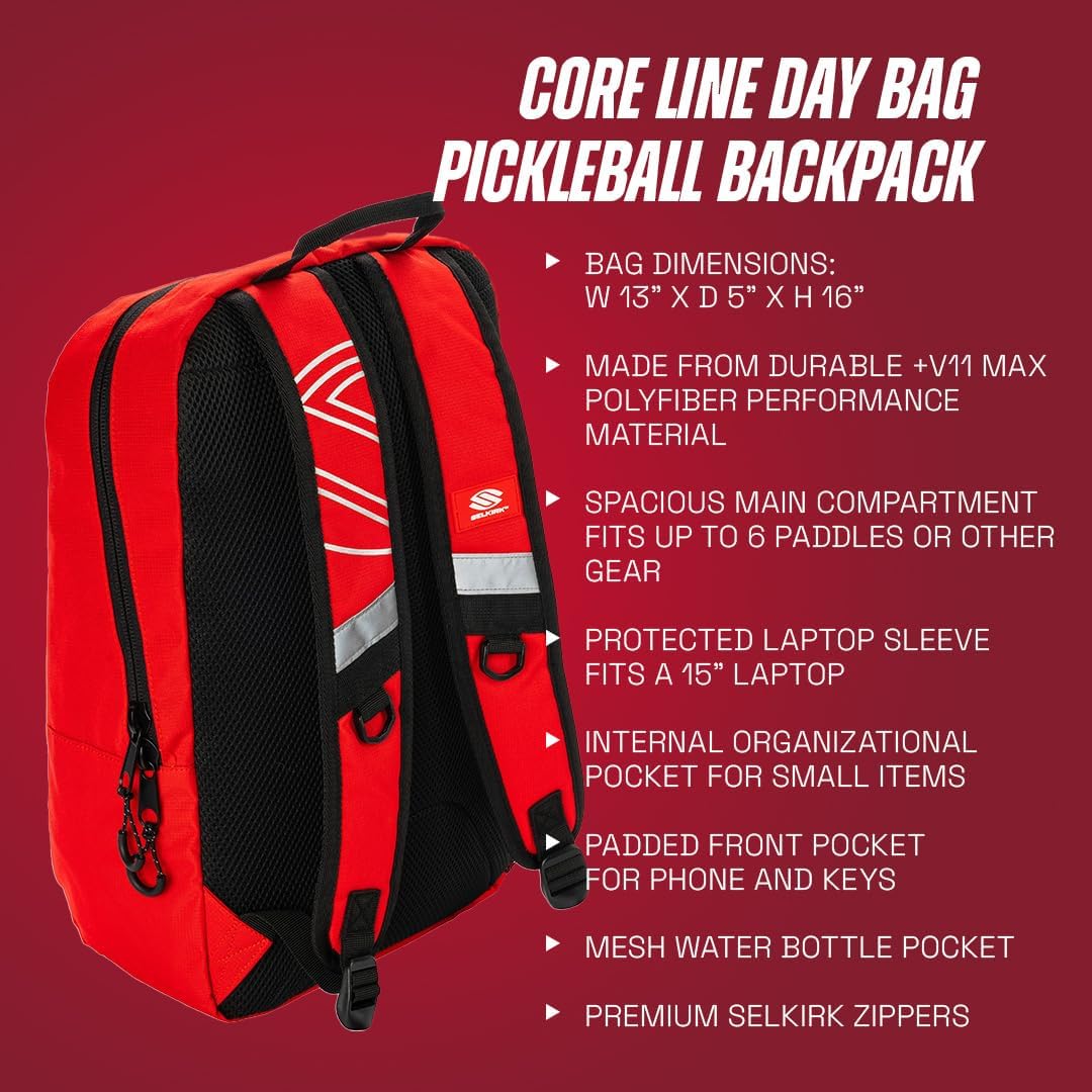 Selkirk Sport Core Line Mochila de día | Pequeña bolsa de picklebal...