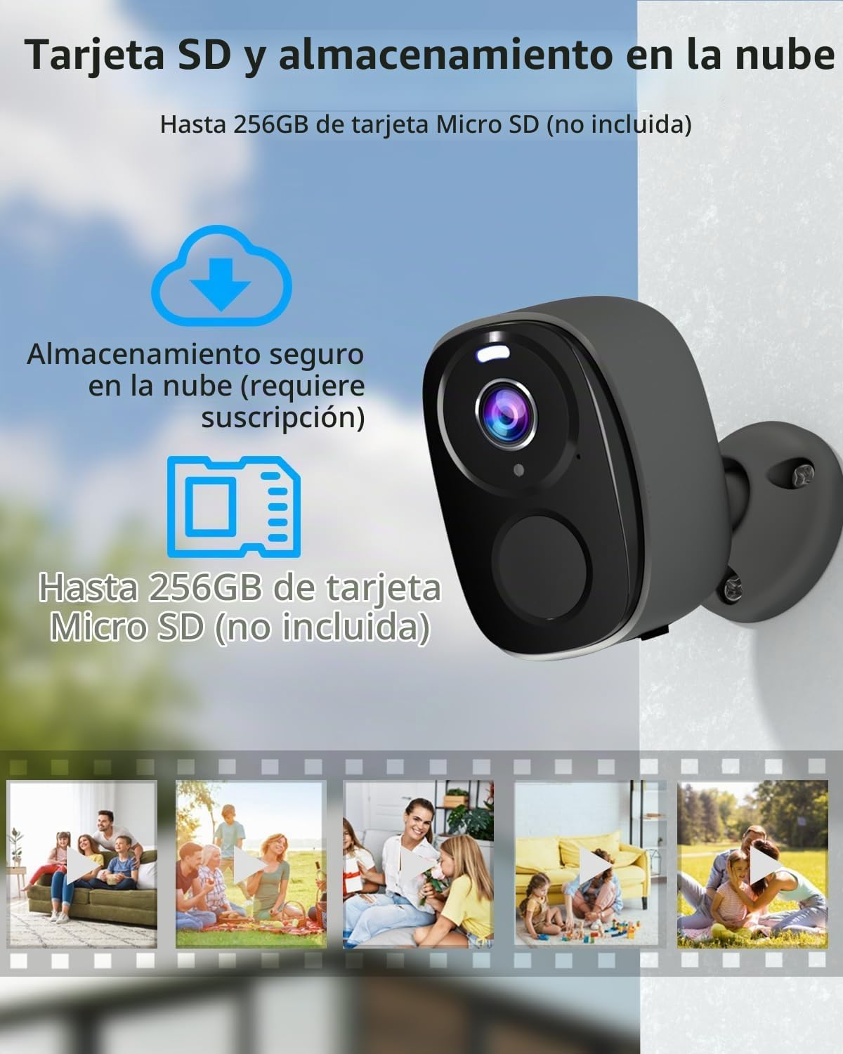 ELECCTV 4pcs WiFi cámaras de seguridad inalámbricas al aire libre c...