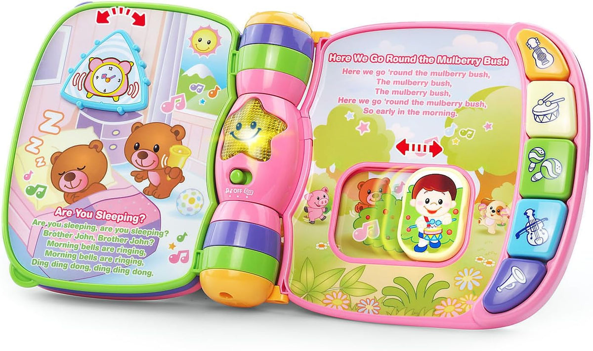 Libro de Rimas Musicales VTech Exclusivo Online, color rosa