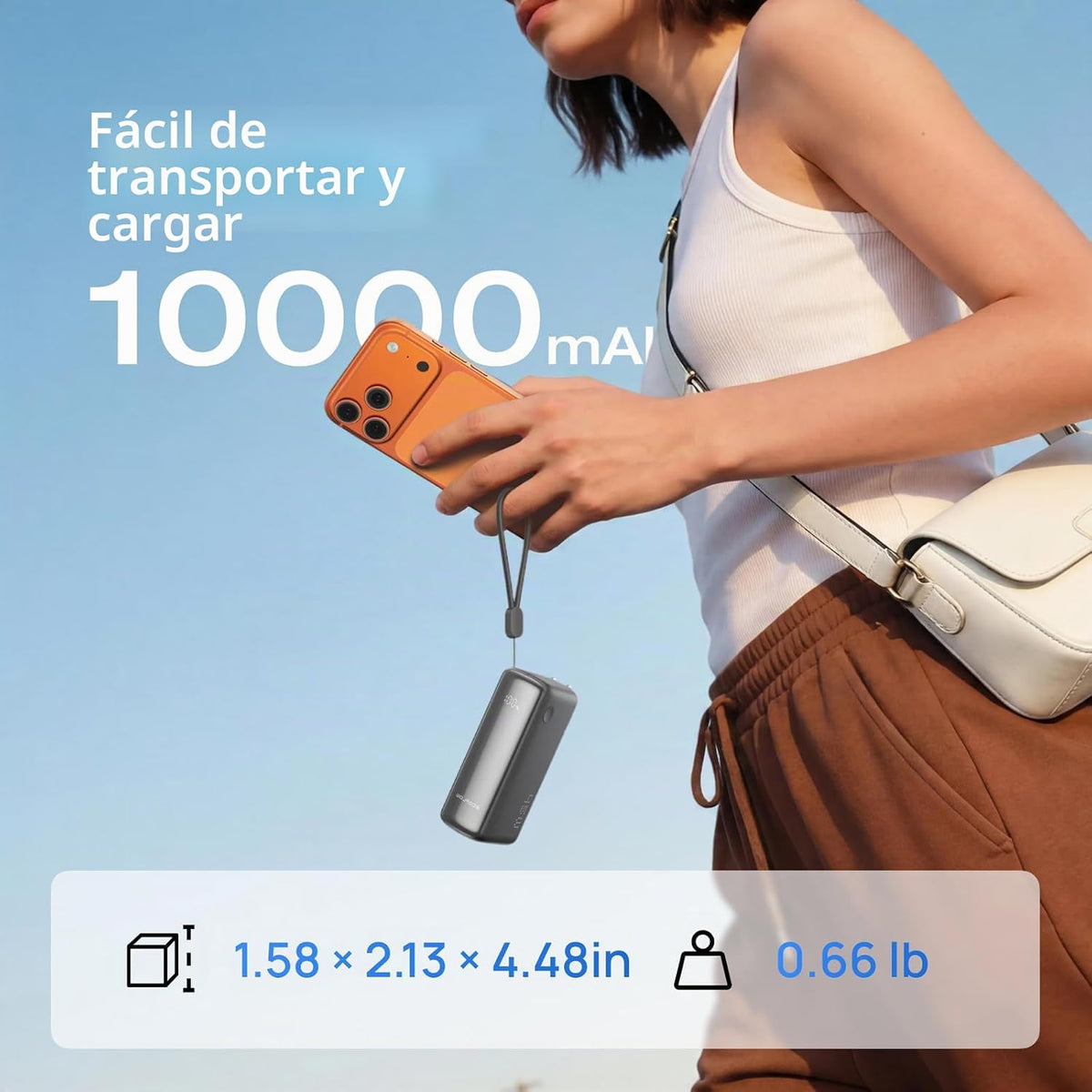 EF ECOFLOW Rapid - Cargador portátil 3 en 1 de 45 W con enchufe de...