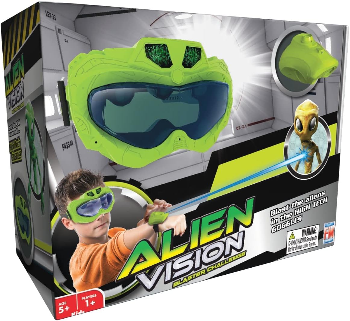 Fotorama Juego de disparos de visión alienígena, gafas y juguete de...