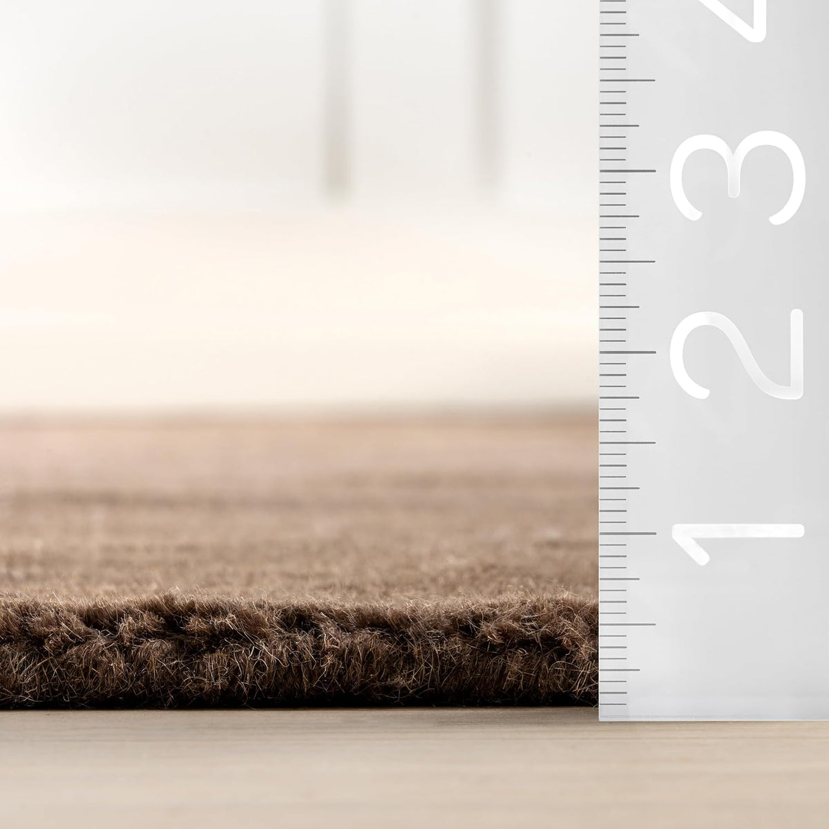 Rugs USA Maru Hecha a Mano, Marrón Oscuro, 8'6" x 11'6&...