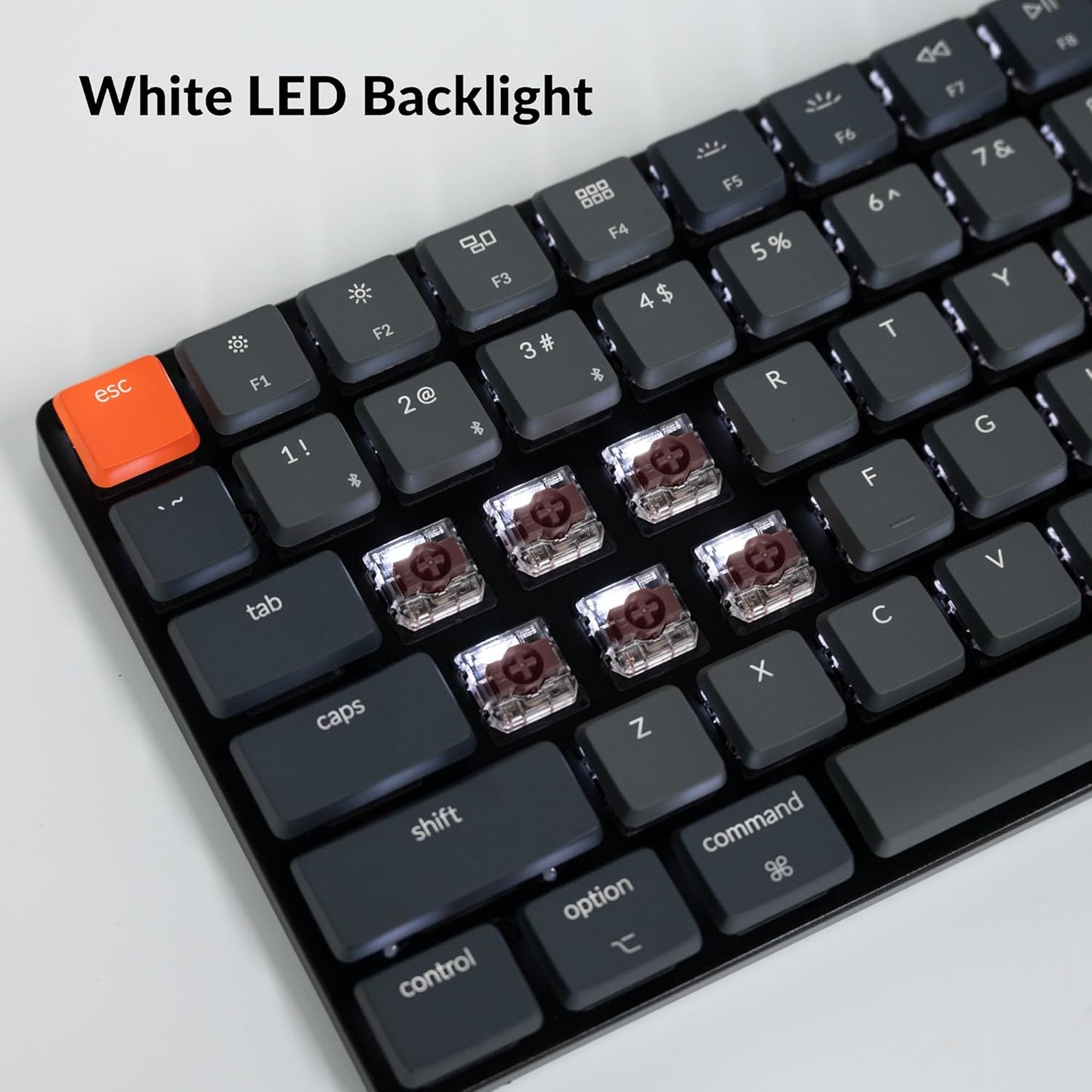 Keychron K3 Versión 2, Teclado mecánico inalámbrico Bluetooth\/USB...