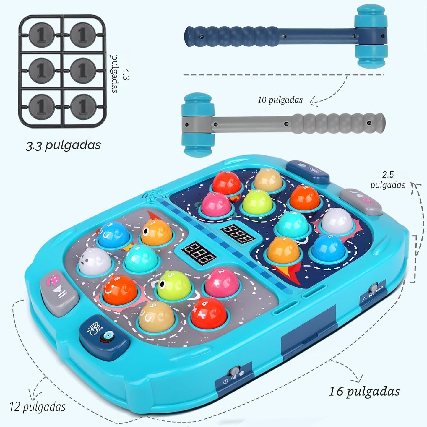 Whack Game Mole, juguetes para niños de 3 a 12 años, regalo para ni...