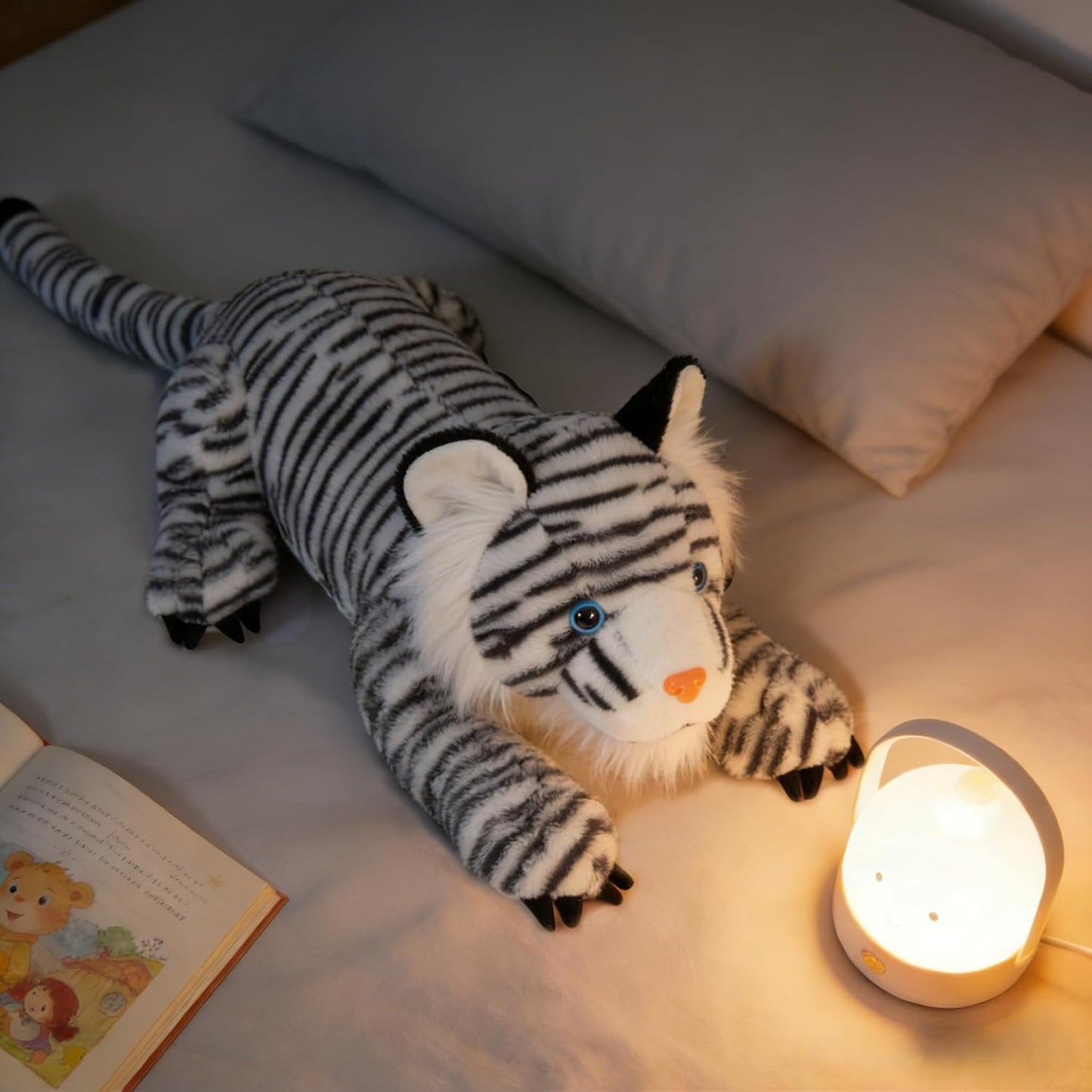 MaoGoLan Animal de peluche gigante de tigre blanco \u2013 Juguete d...