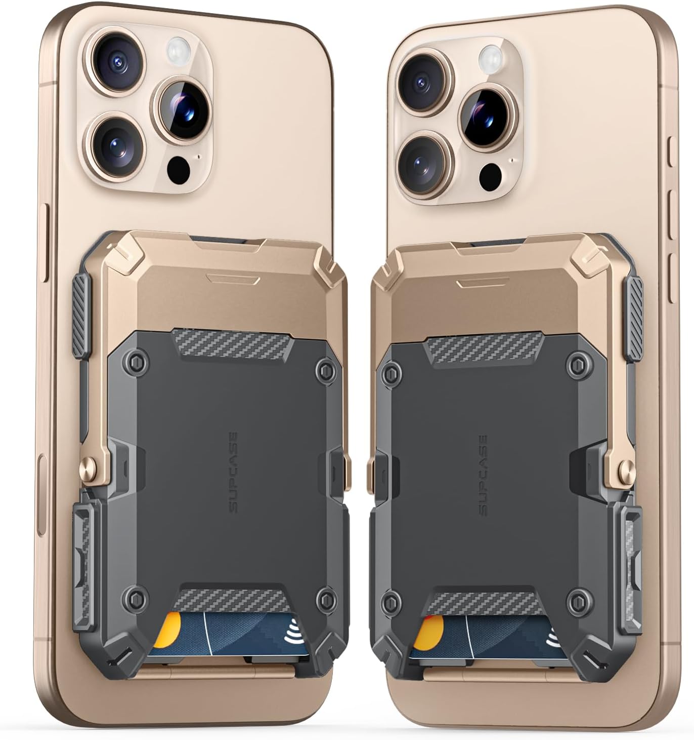 SUPCASE para cartera MagSafe con soporte, cartera magnética para ho...
