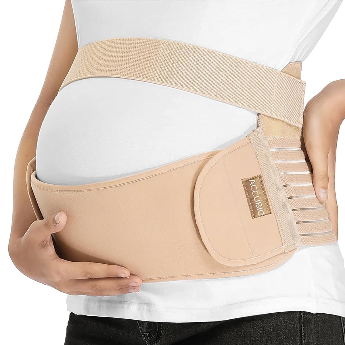 ACCUBIO Banda de vientre de maternidad para mujeres embarazadas, ci...