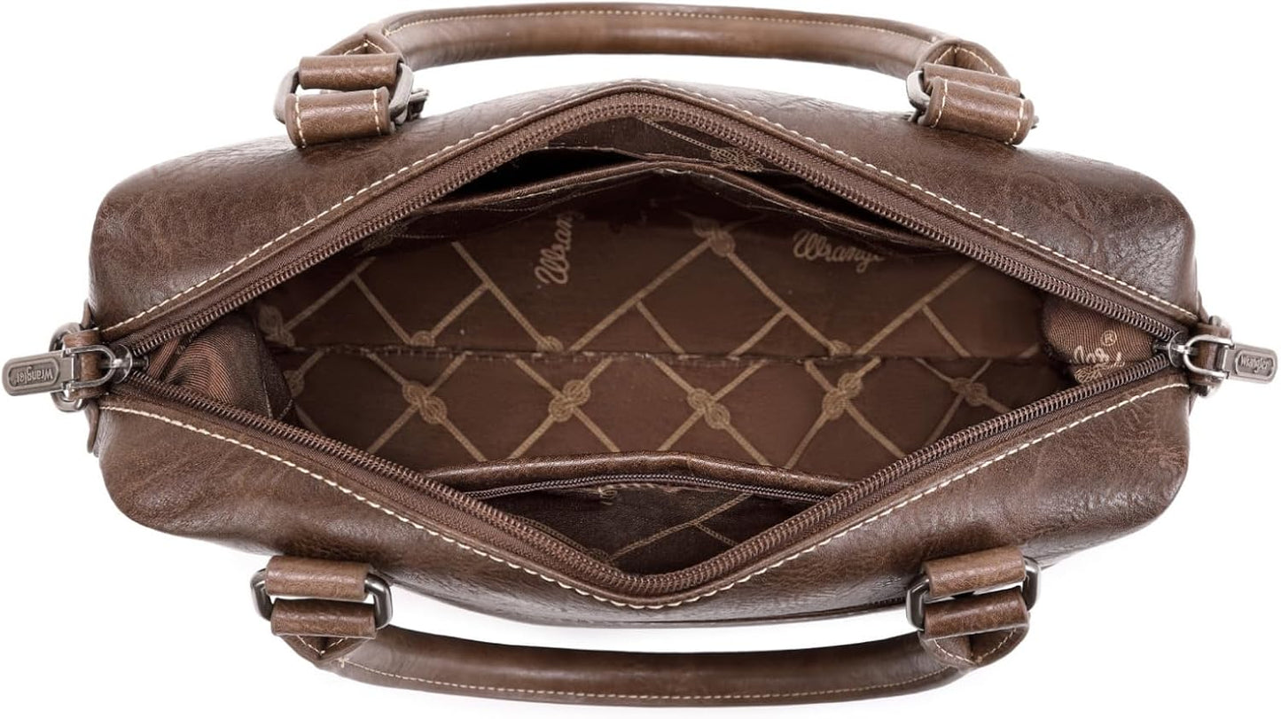 Wrangler Doctor Bag Bolso de mano con asa superior, bolso Hobo de h...