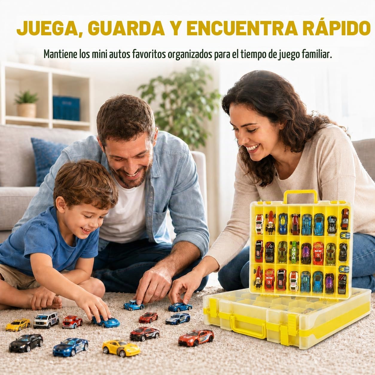 Estuche organizador de almacenamiento de juguetes compatible con au...