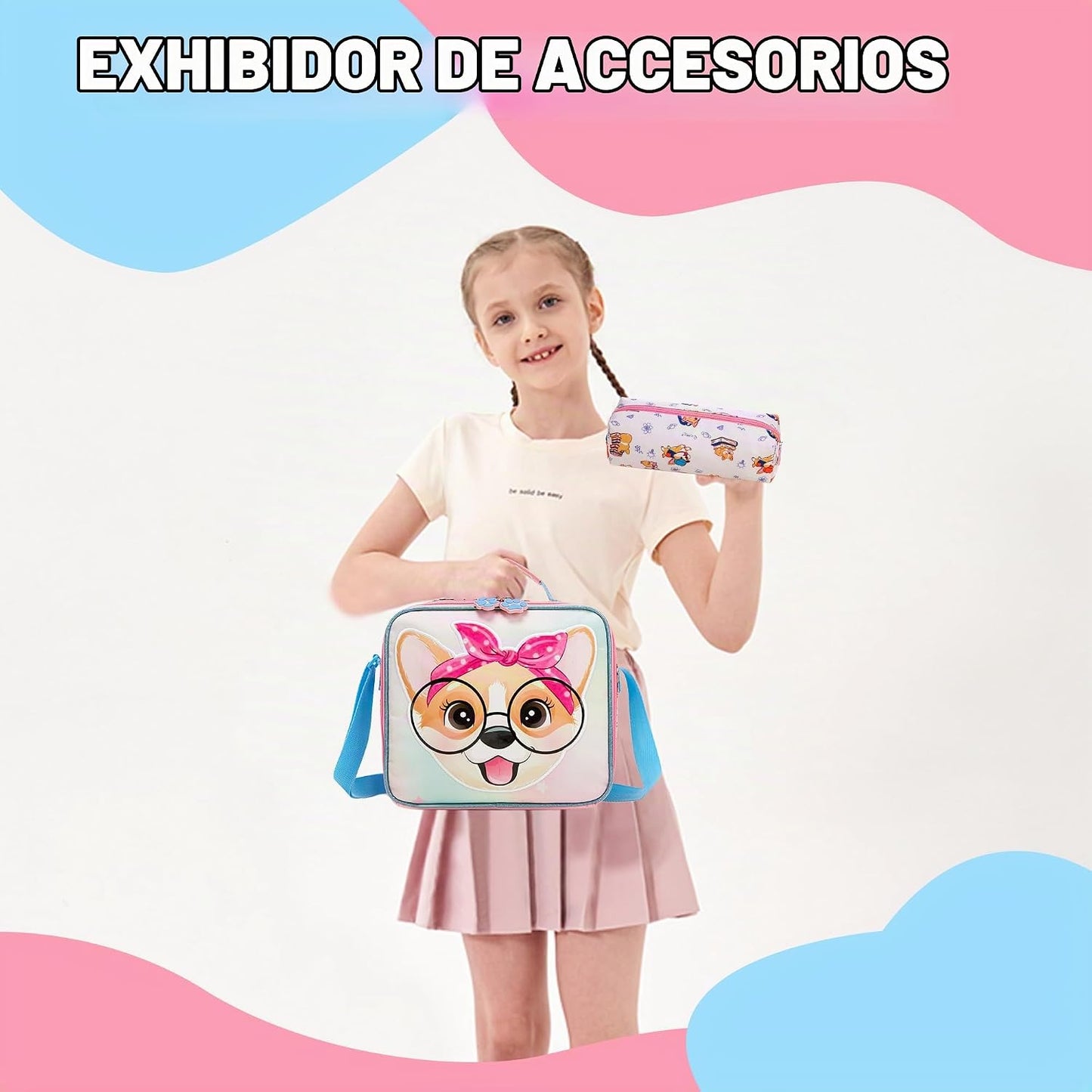 Meetbelify Mochila con ruedas Bowknot para Gilrs Mochilas con rueda...