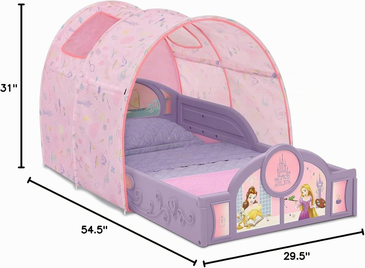Delta Children - Cama para dormir y jugar de Disney Princesa para n...