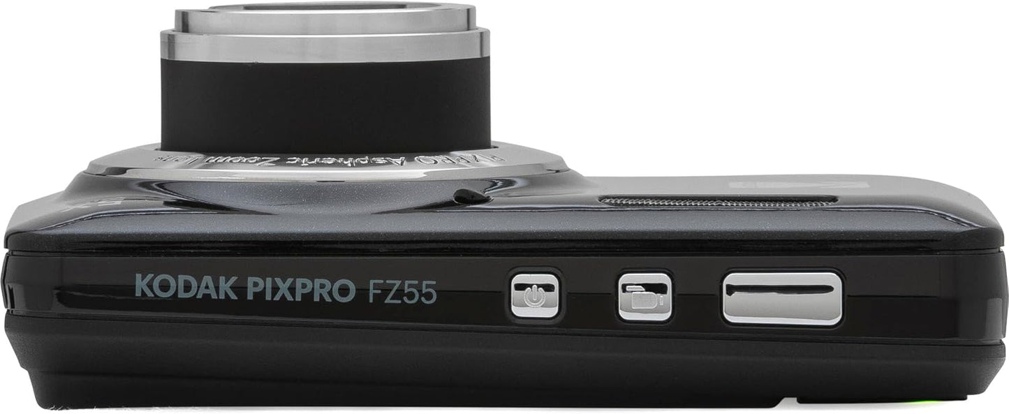 Kodak PIXPRO FZ55 cámara digital negra de 16 MP con zoom óptico 5X,...