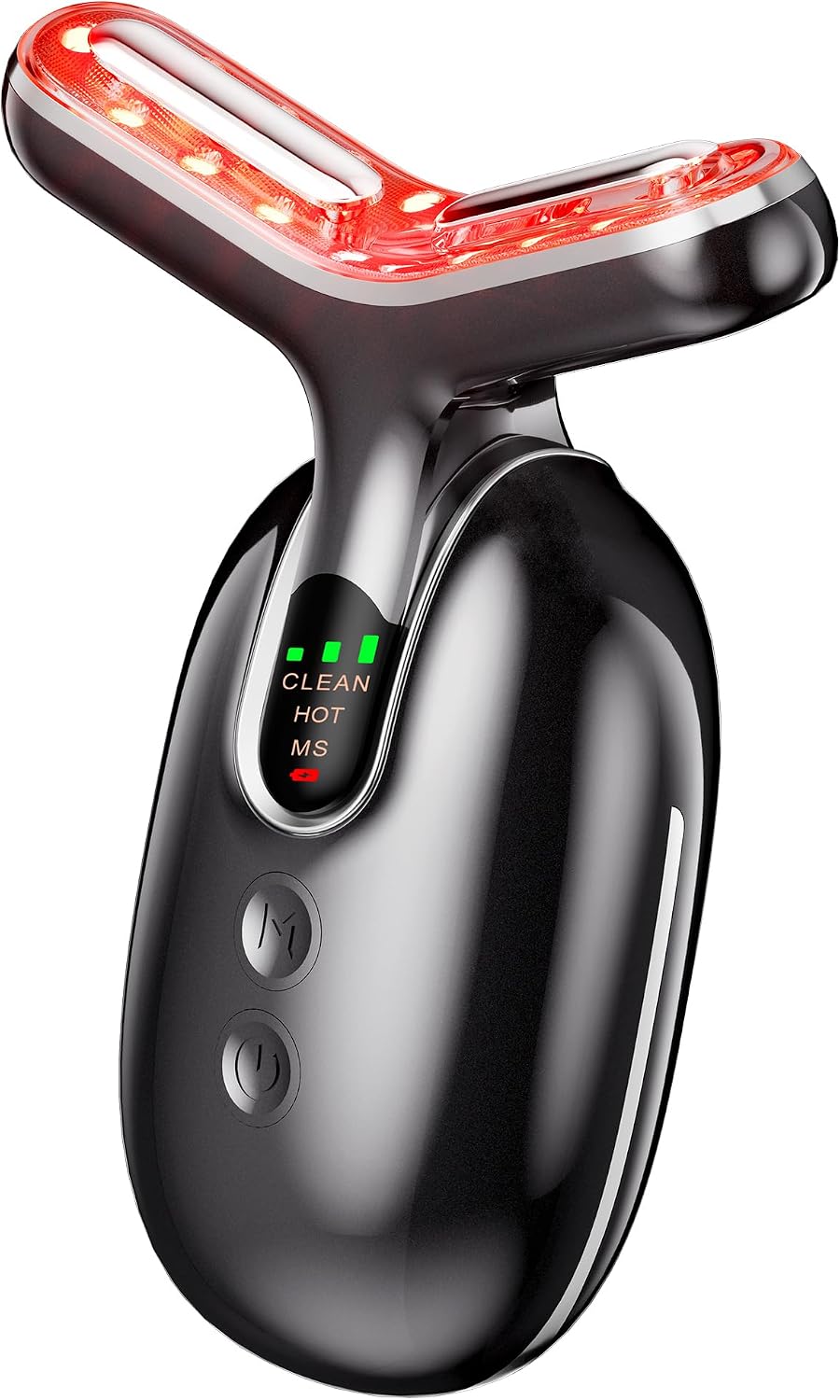 Dispositivo de belleza facial de microcorriente, terapia de luz roj...