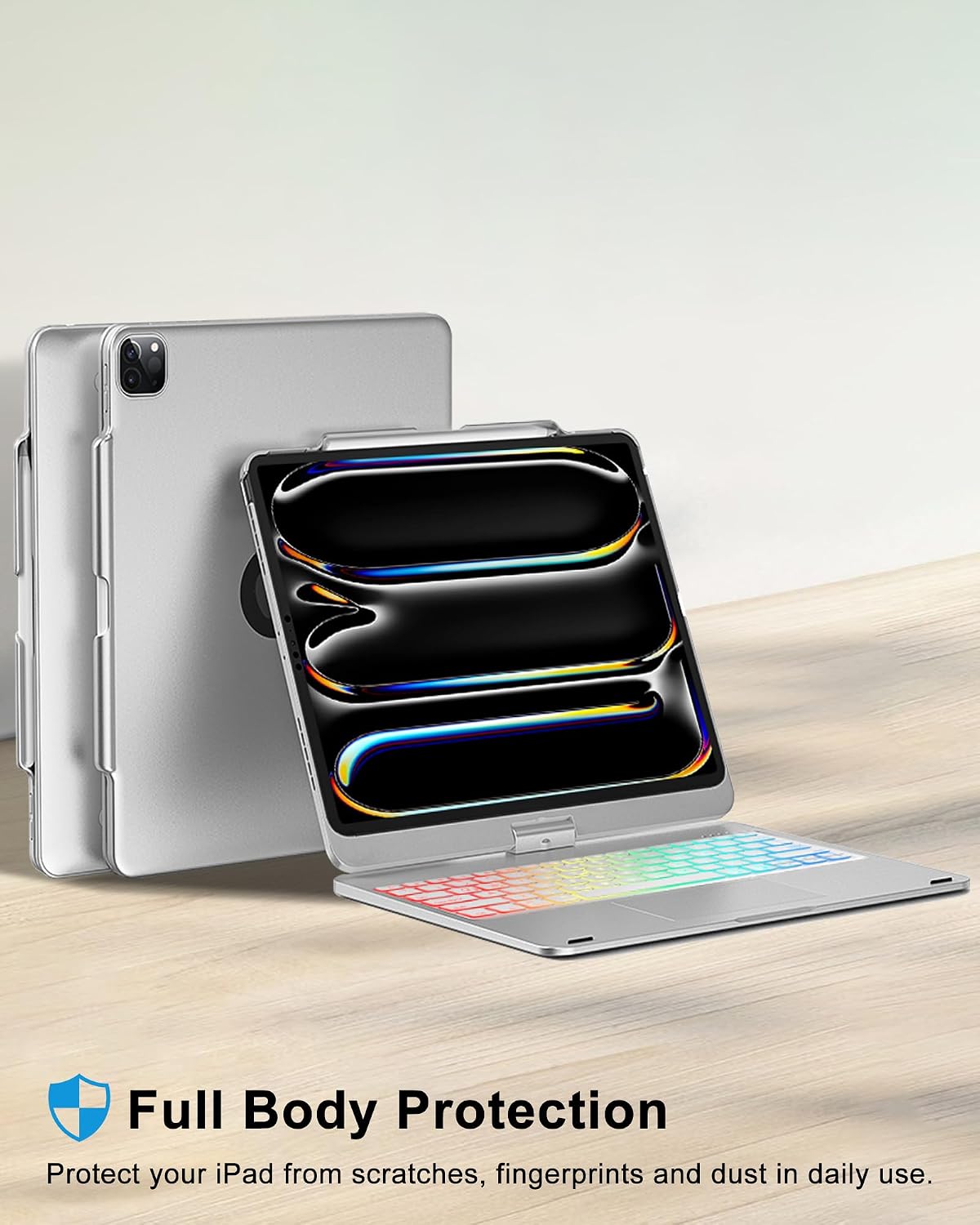 Funda giratoria con teclado para iPad Pro de 13 pulgadas M5\/M4 y i...