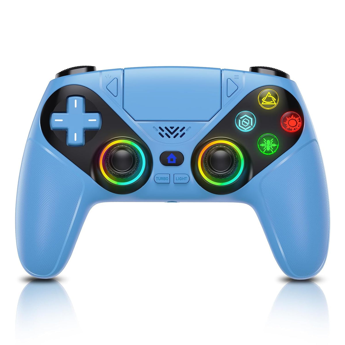 Gamrombo Controlador inalámbrico LED para PS5, compatible con PS5 P...