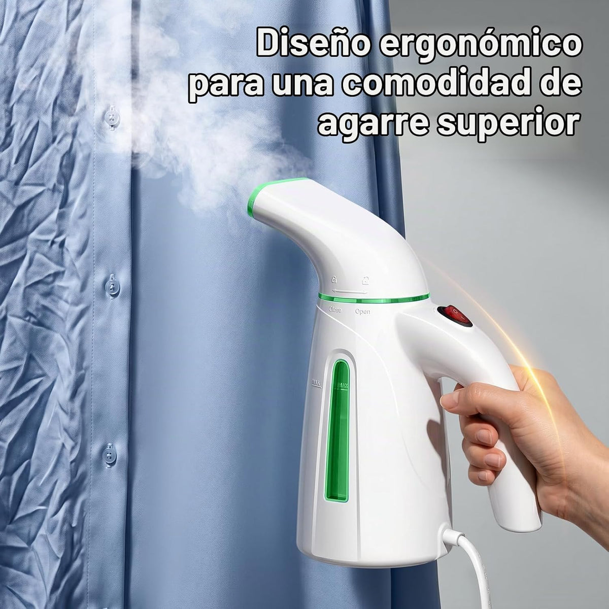 OGHom Vaporizador portátil para ropa, vaporizador portátil para rop...
