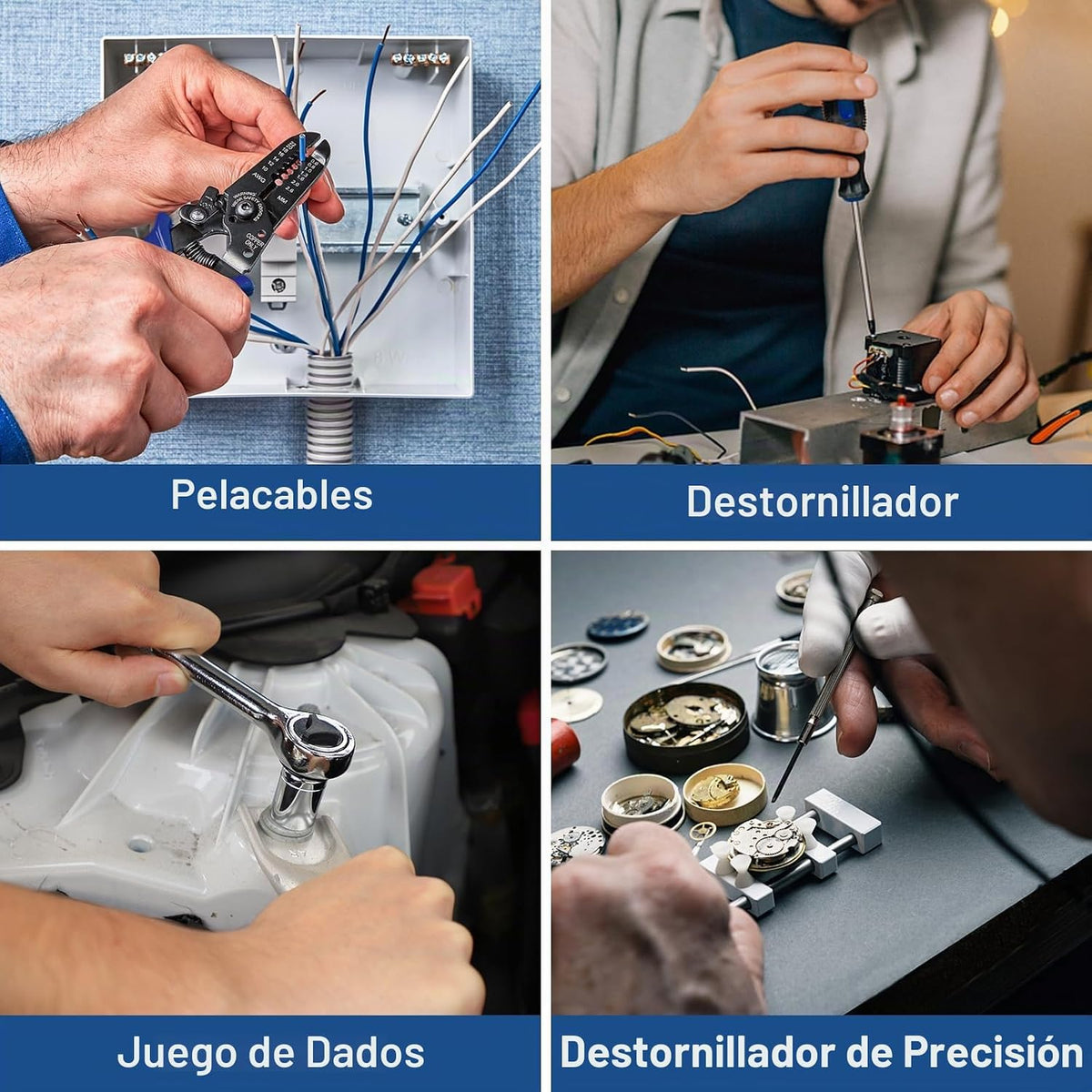 COMOWARE - Juego de herramientas para el hogar con destornillador i...