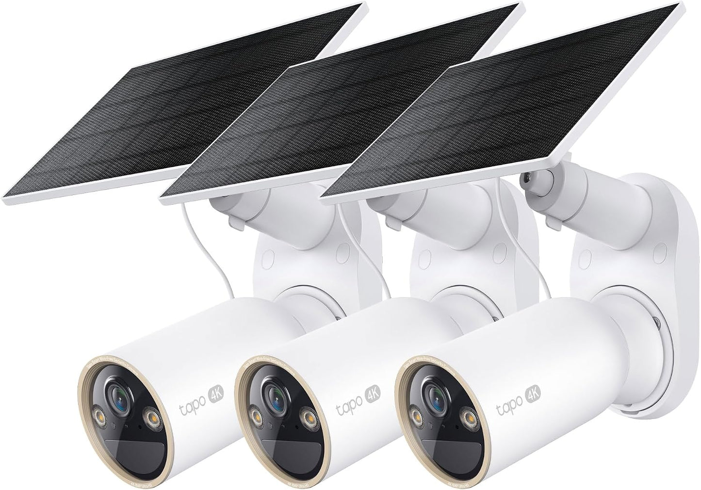 Tapo Cámara de seguridad inalámbrica para exteriores MagCam 4K, kit...