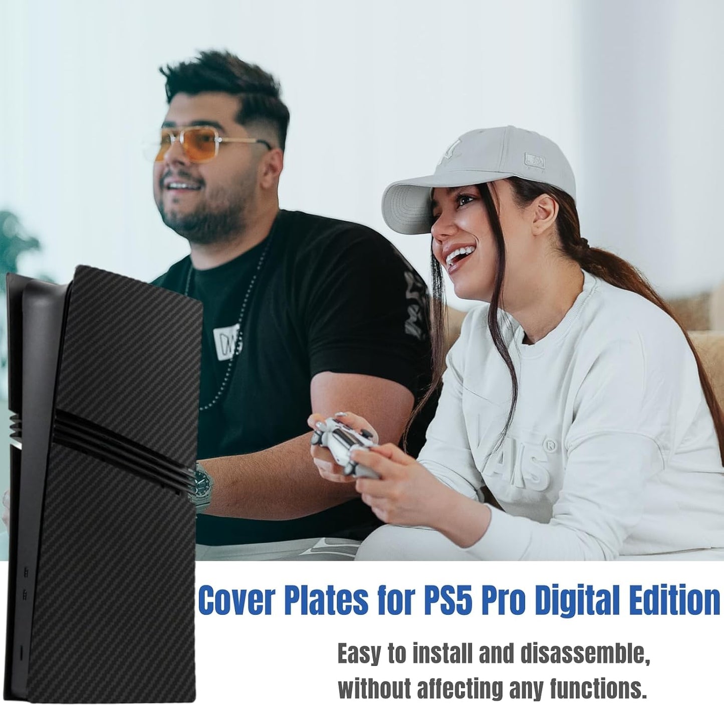 Placas de cubierta de edición digital para consola PS5 Pro, paneles...