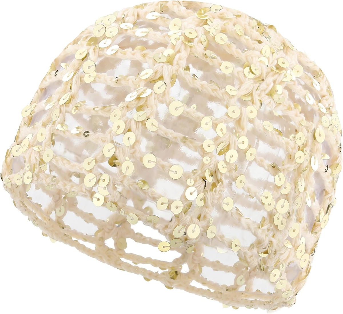 RACCUUP Gorro de verano con lentejuelas con purpurina estilo bohemi...