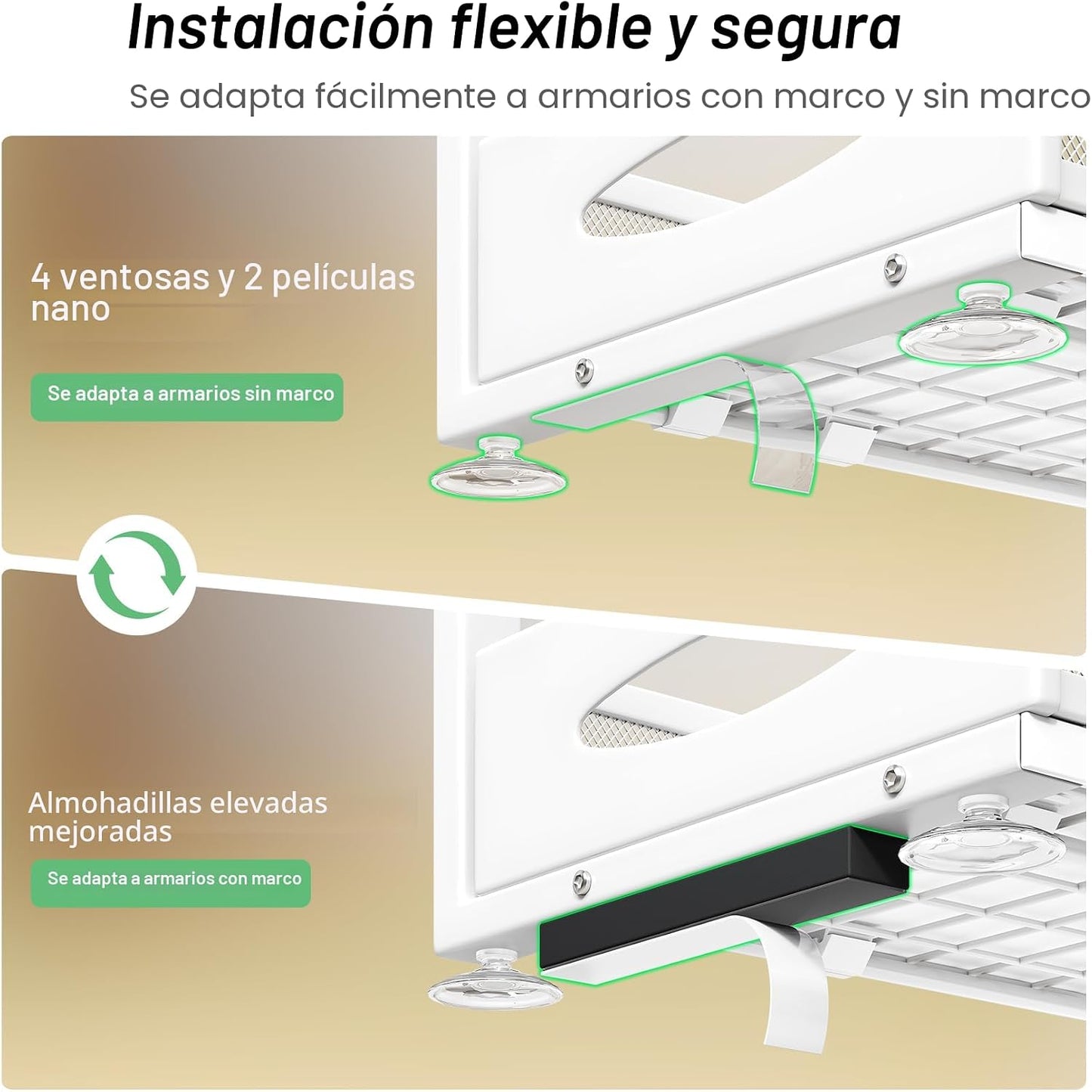 Organizador para debajo del fregadero, paquete de 2 organizadores d...