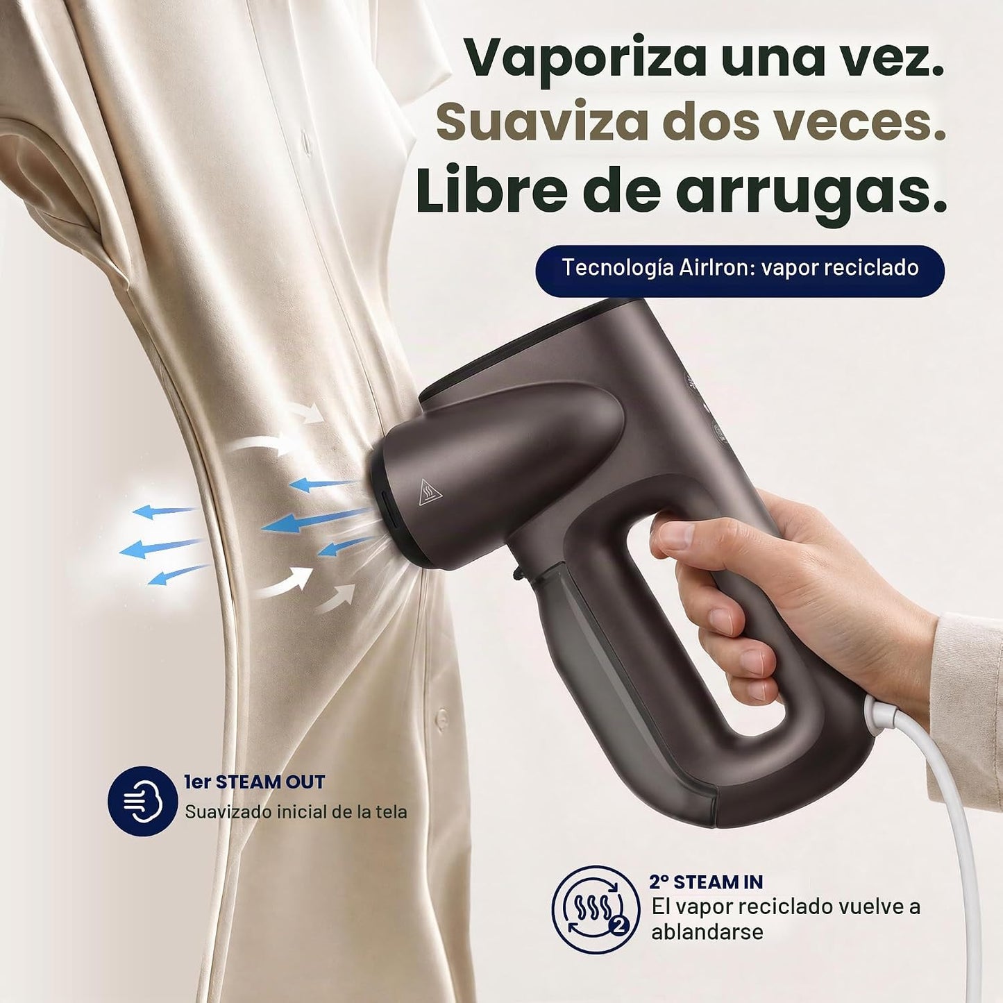 Neakasa Magic 1 vaporizador al vacío, vaporizador de mano para ropa...