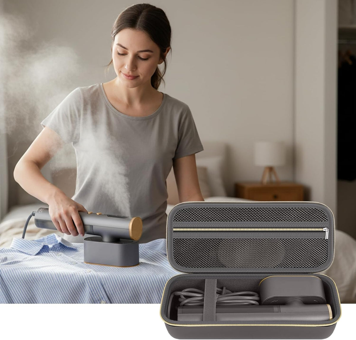 Againmore Estuche para Plancha de Vapor Compatible con Jack &amp; R...
