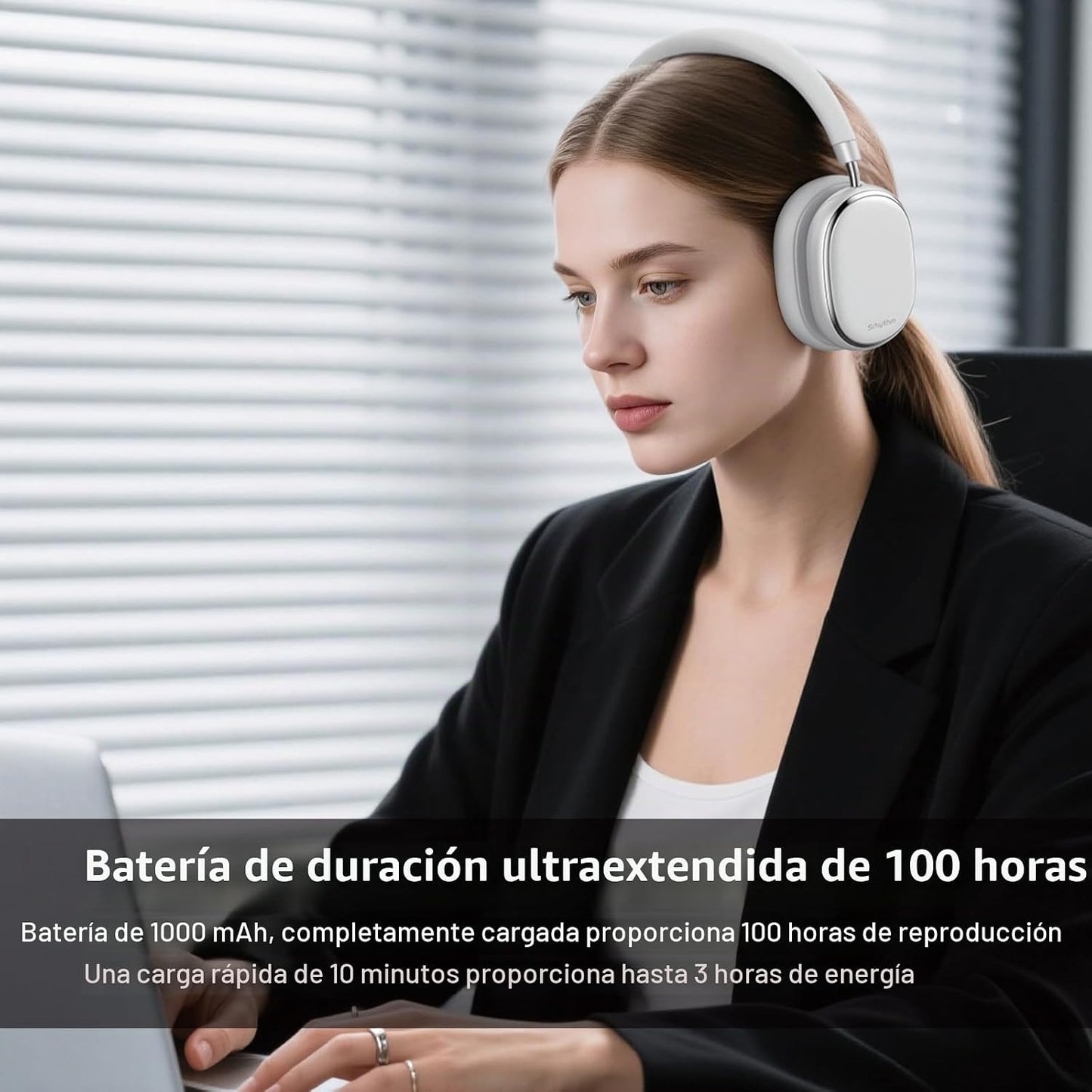 Srhythm NiceComfort 95 Auriculares híbridos con cancelación de ruid...