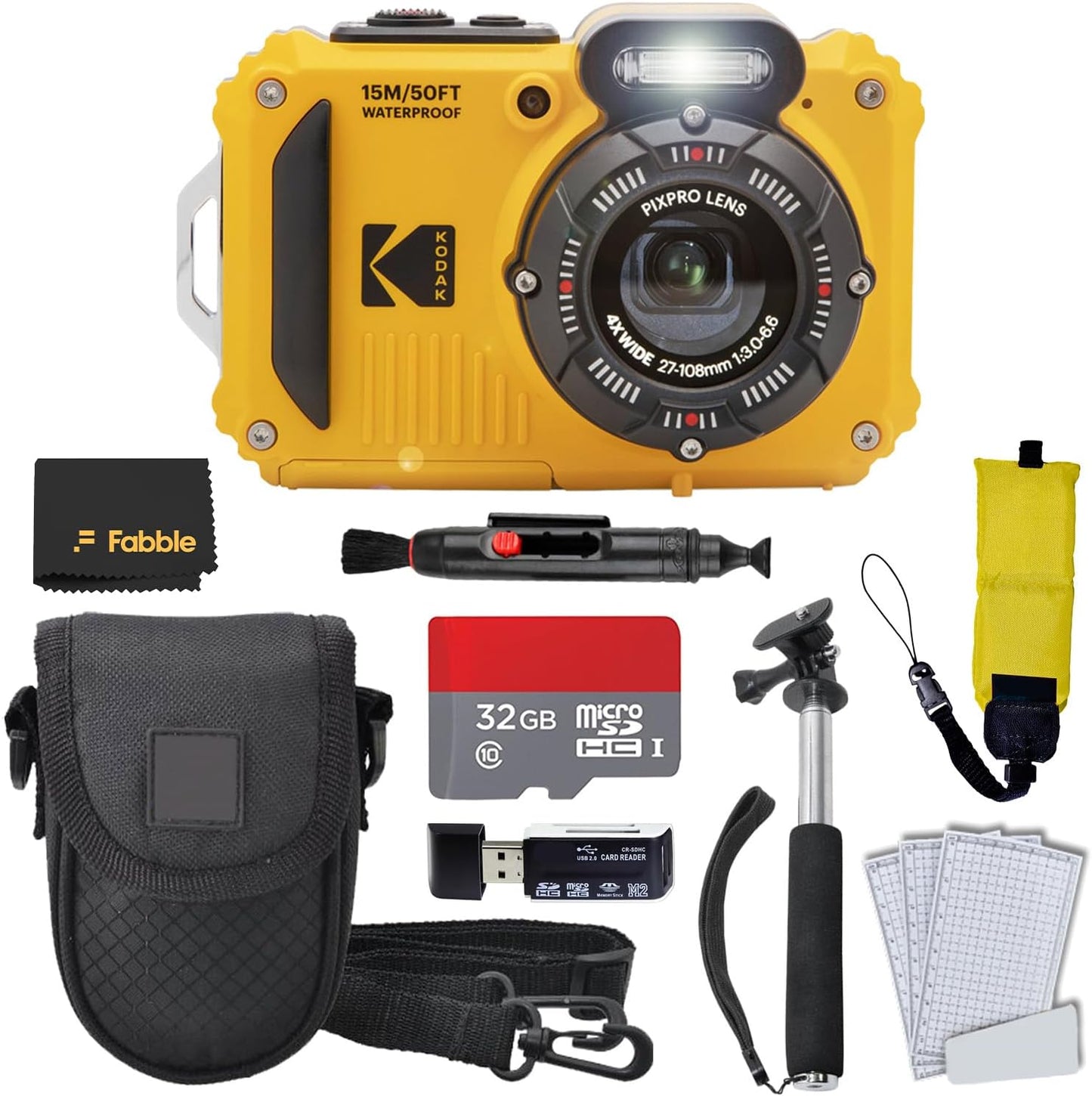 Cámara digital Kodak PIXPRO WPZ2 resistente, impermeable y a prueba...