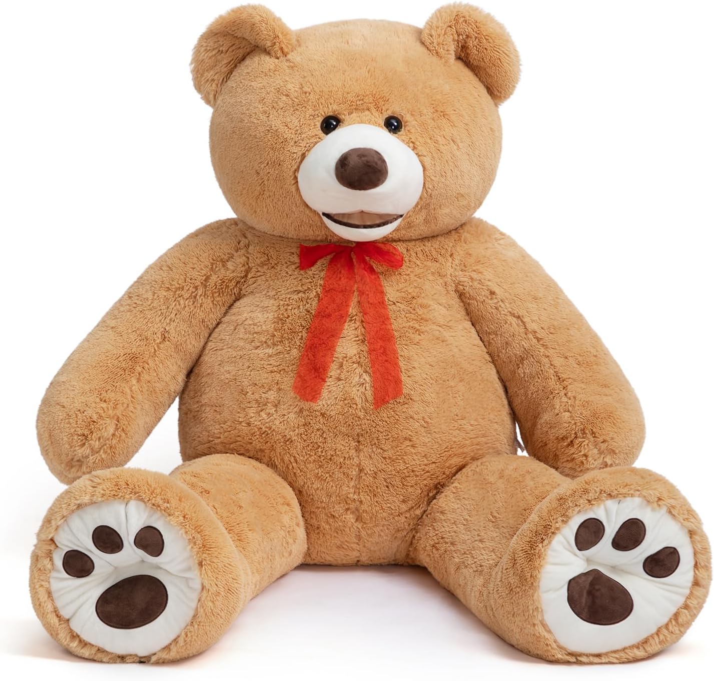 HollyHOME Oso de peluche gigante de 6 pies con patas bordadas, rega...
