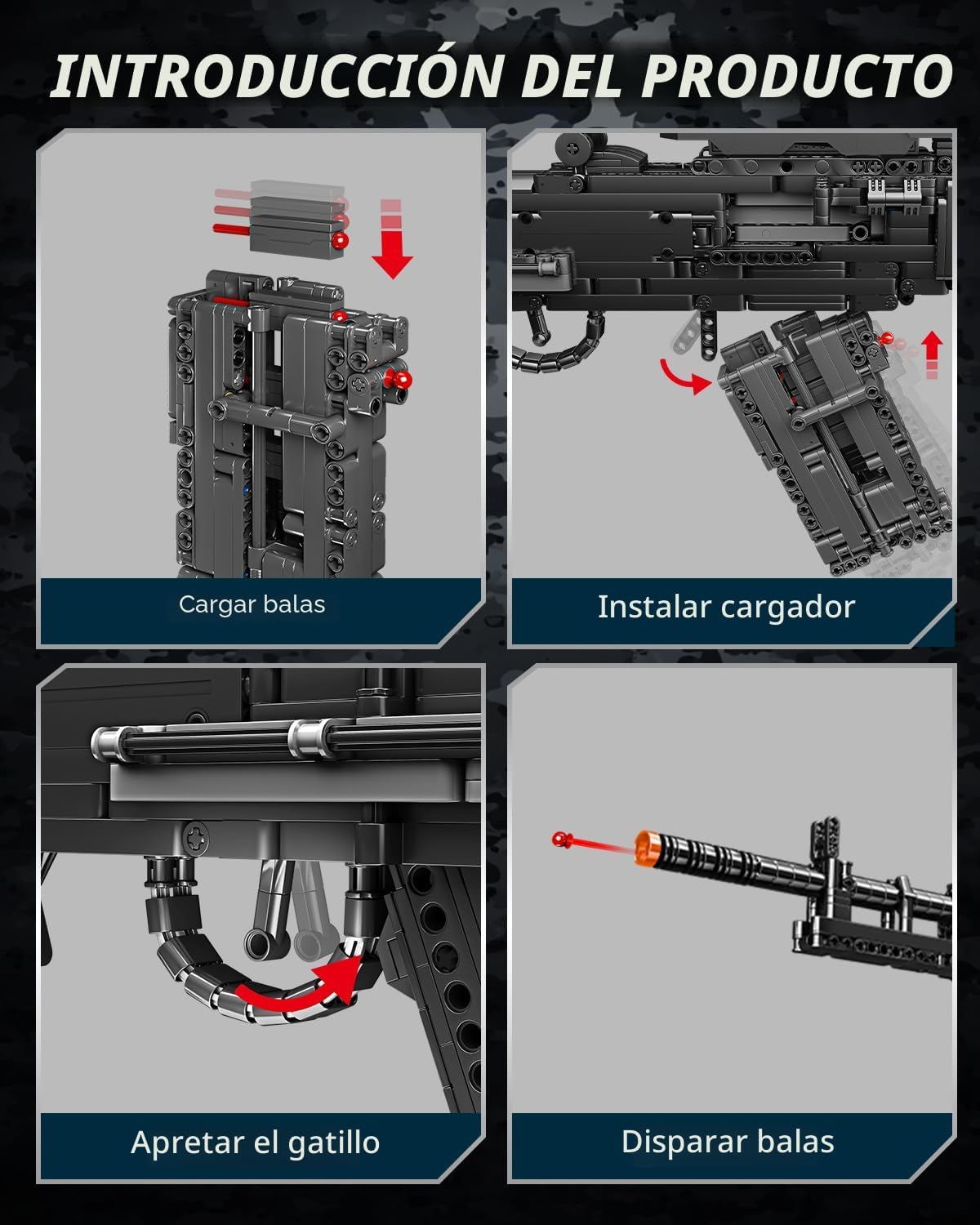 Nueris Juegos de bloques de construcción MK14 1:1 \u2013 Colección...
