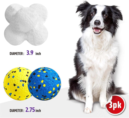 Kimee Pelotas para Perros de 3.9'' Pelotas de Tenis para Ma...