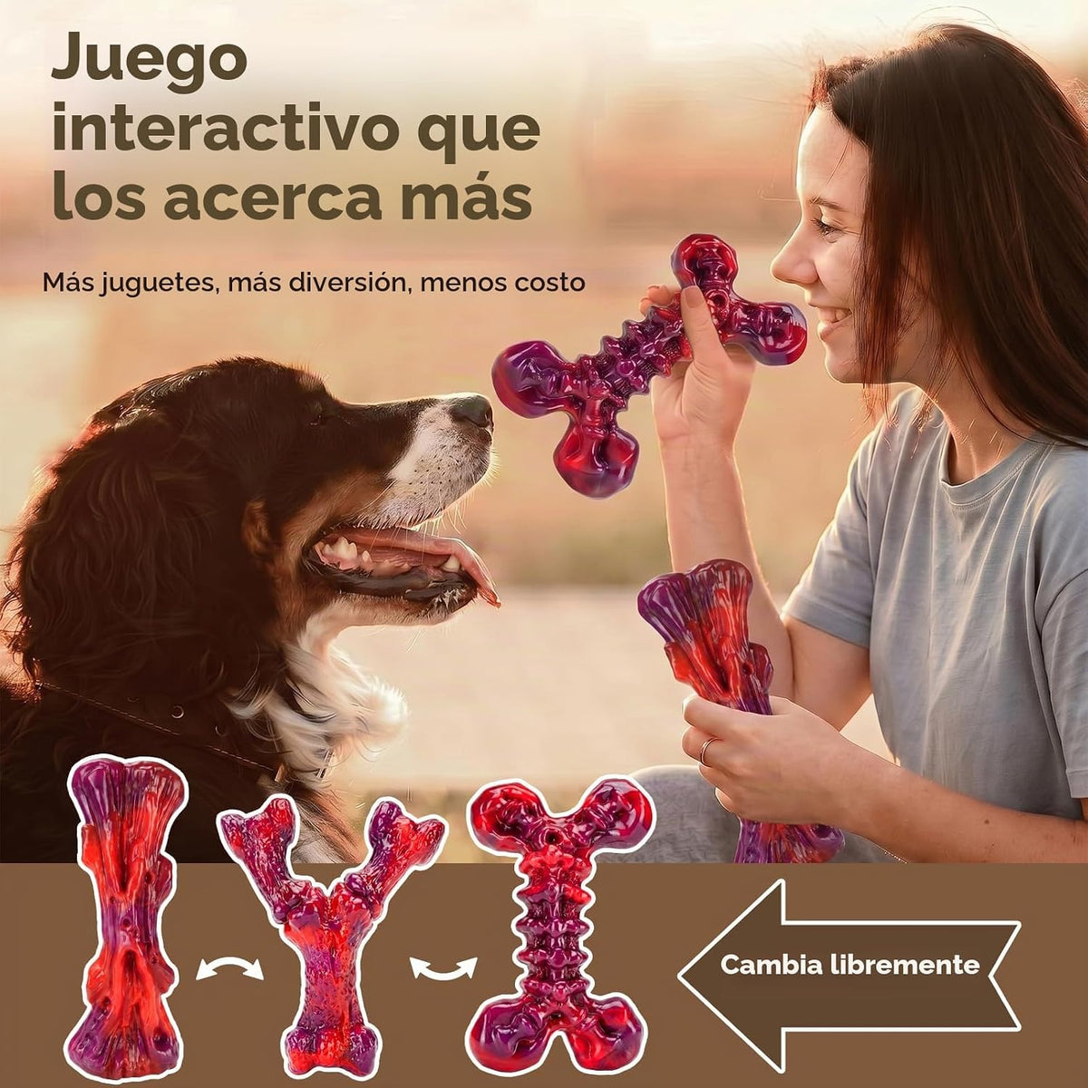 Kseroo - Juguetes indestructibles para perros que mastican agresiva...