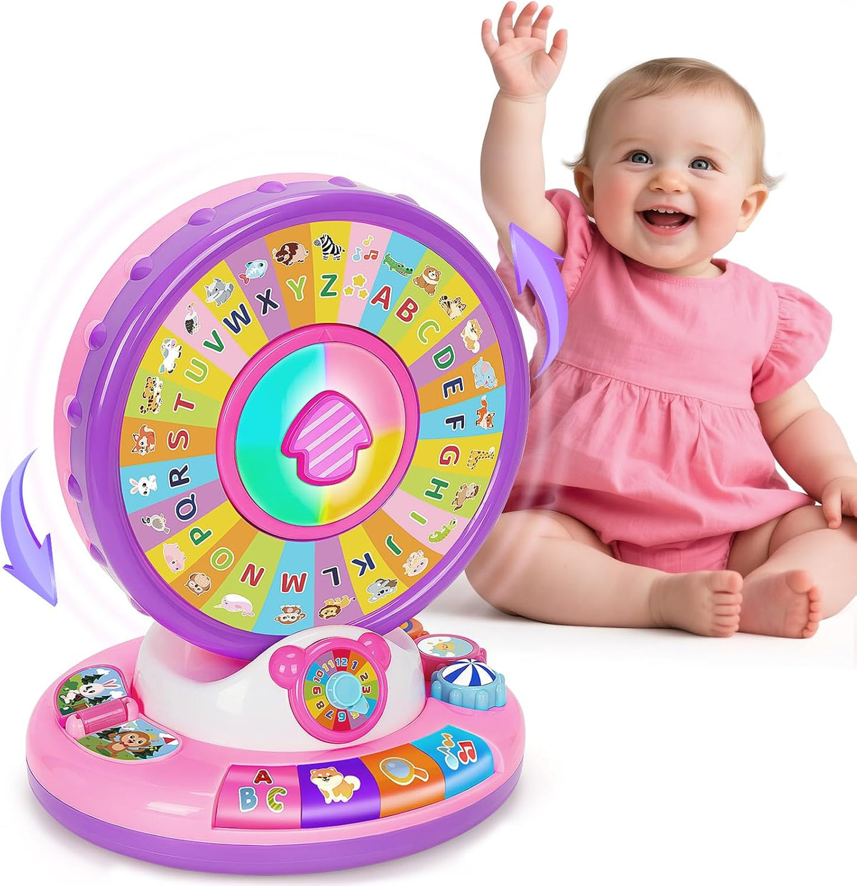Juguetes de aprendizaje para niñas de 1 a 3 años, zoológico del alf...