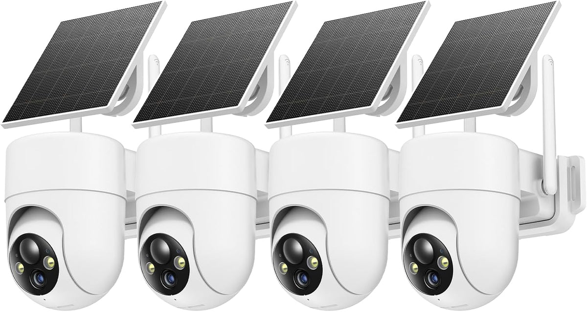 Oculview Cámaras de seguridad solar 2K inalámbricas para exteriores...