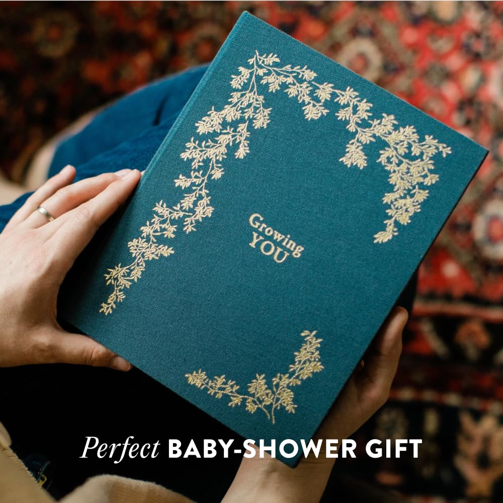 Growing You: Diario de embarazo y libro de recuerdos para mamá y be...