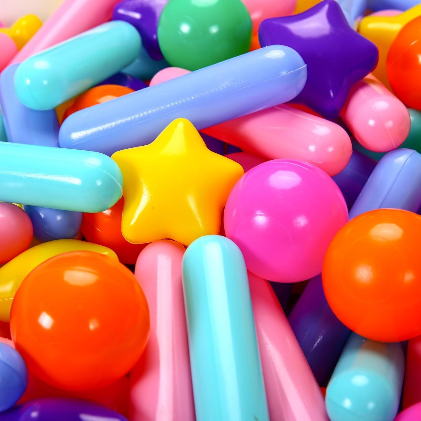 Heopeis Pelotas para Piscina de Pelotas con Formas de Estrellas, Co...