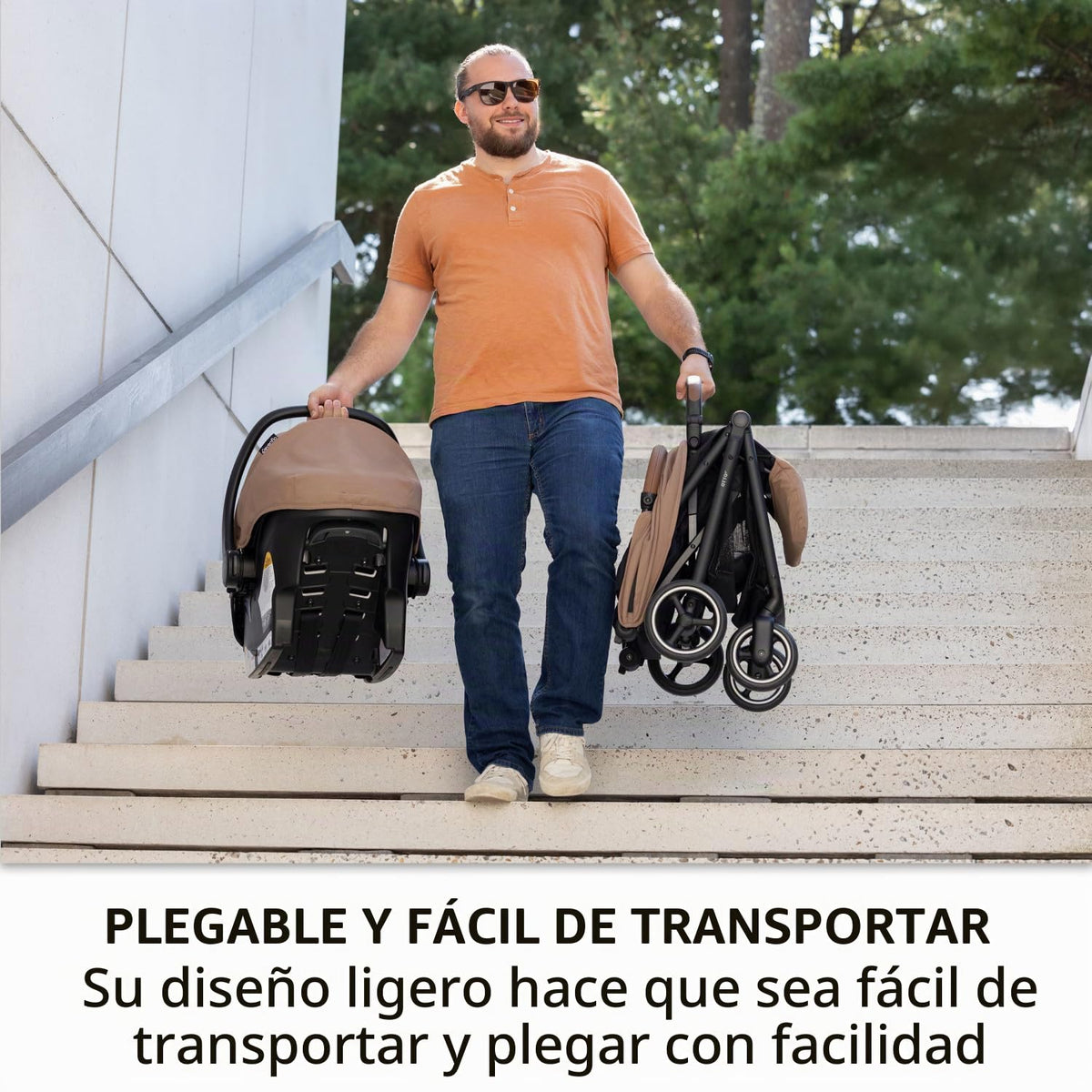 Evenflo Otto+ Travel System w\/LiteMax - Asiento infantil para gato...