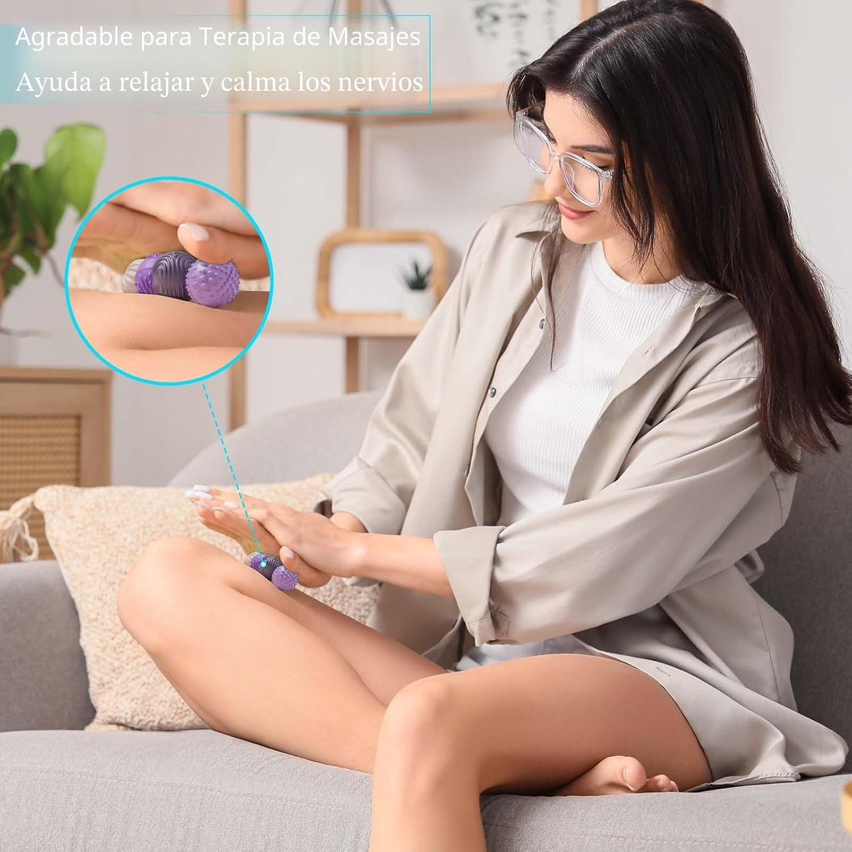 luckdoor Bolas Magnéticas de Silicona Juguetes Fidget para Adultos...