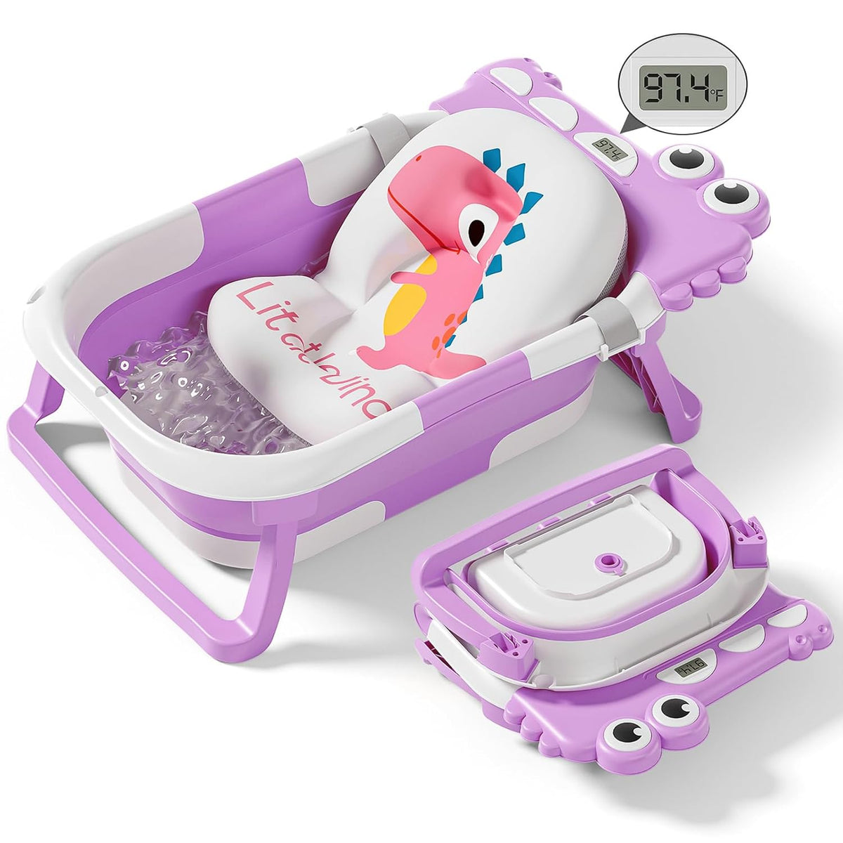 Bañera plegable para bebé recién nacido, bañera plegable para bebé...