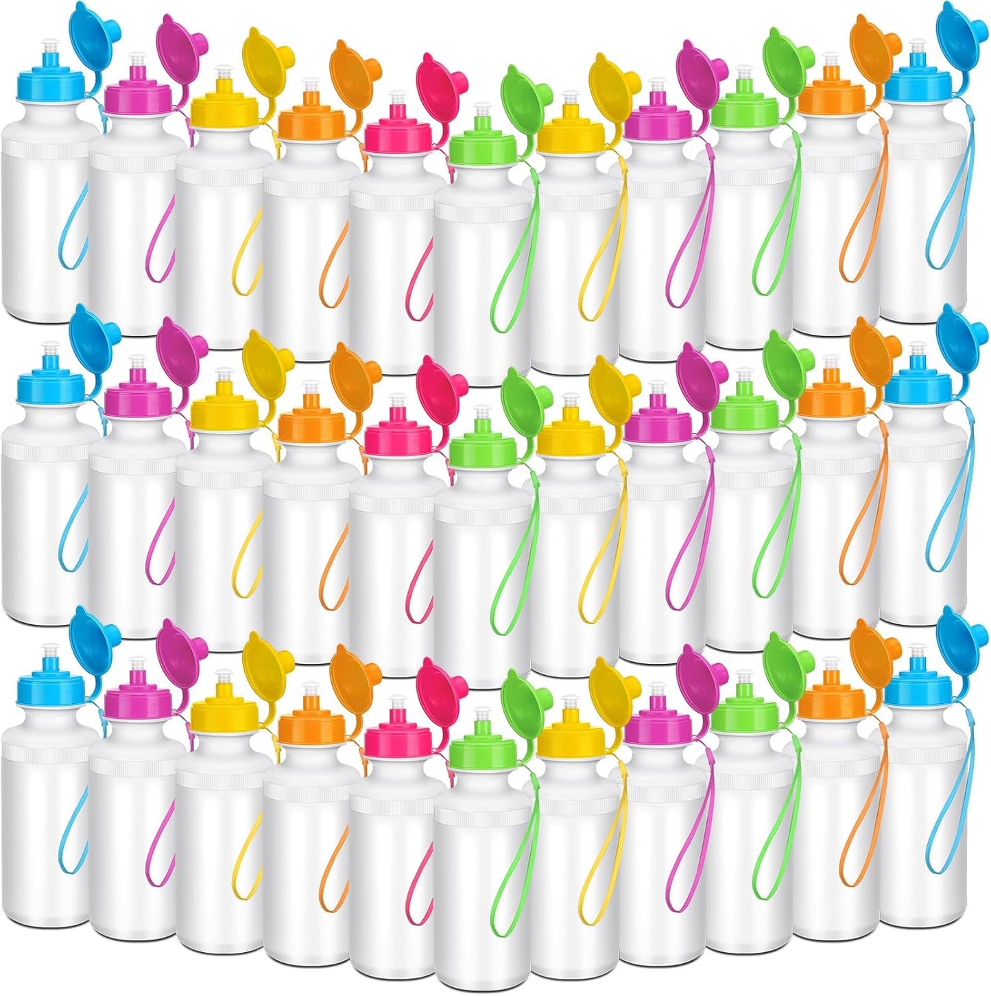 Ziliny 72 botellas de agua deportivas a granel de 20 onzas, botella...