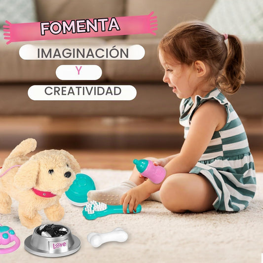 fash n kolor Cachorro Electrónico de Peluche Perro Caminante que La...