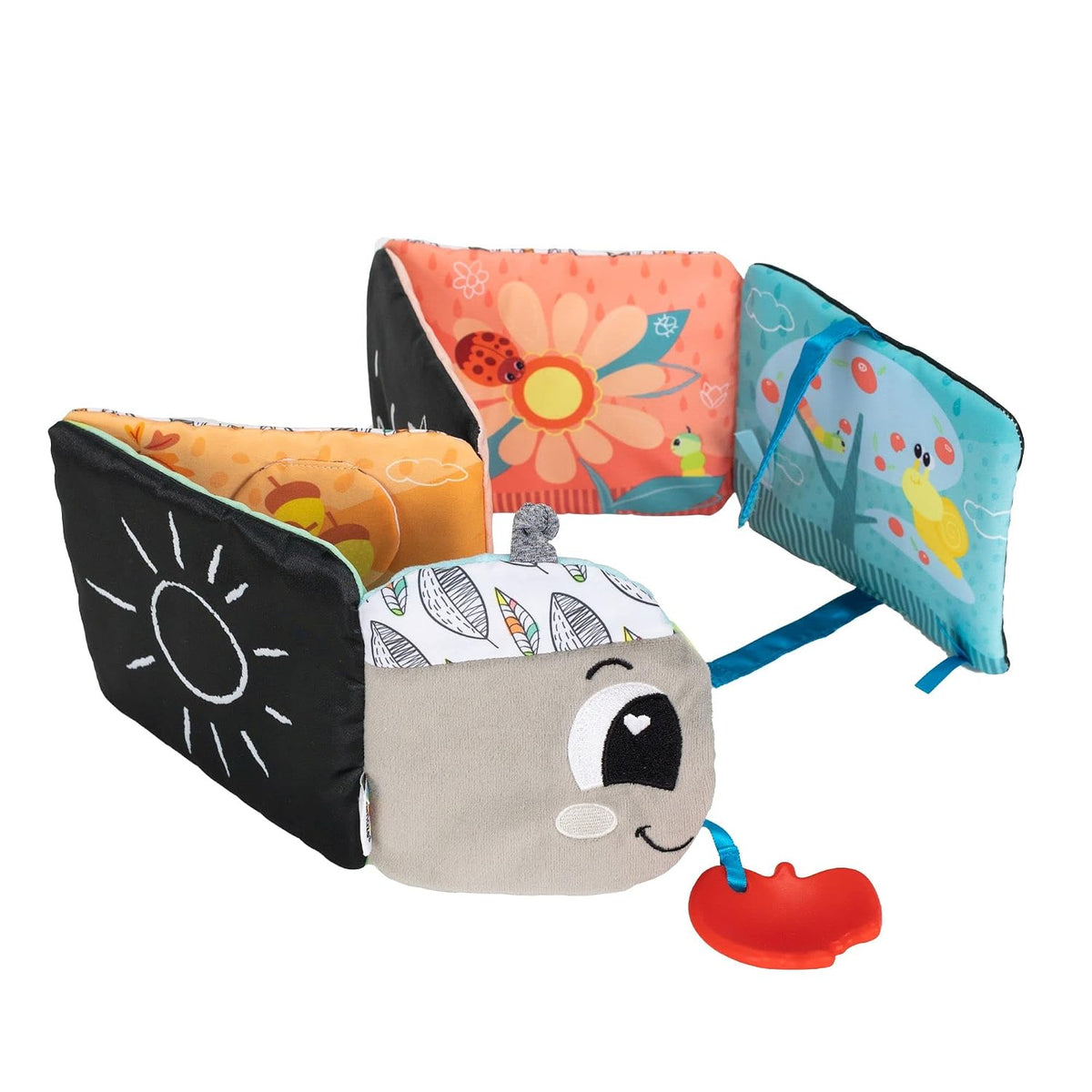 Lamaze Colorful Journey Caterpillar - Libro para bebés de alto cont...