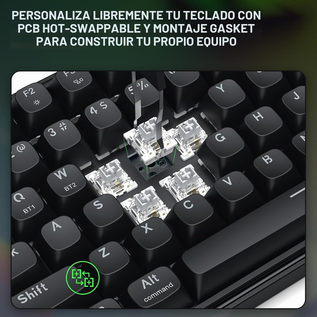 Redragon S163 - Combo de teclado y mouse para juegos Wilreess de 3...